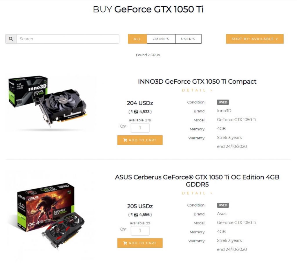 HOW TO BUY GRAPHICS CARDS IN GPU PORTAL SYSTEM ZMINE BLOG